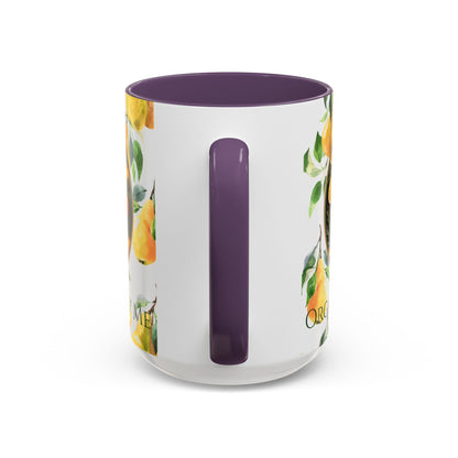 Organically Me Yellow Pear Plant Garden Vegan Ceramic Plant Mug with Black woman (11oz) 8 Color Combos
