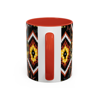 Organically Me A.1 Tribal Butterfly Plant Garden Vegan Ceramic Plant Mug with Black woman (11oz) 8 Color Combos