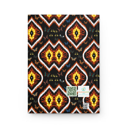 Organically Me A Tribal Butterfly Plant Garden & Vegan Hardcover Journal, Matte 150 pages, MAY BE PERSONALIZED