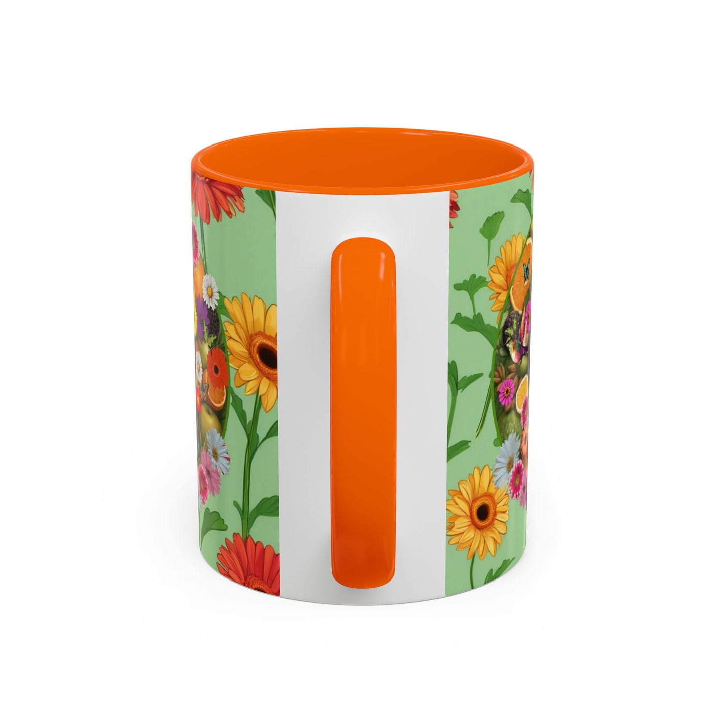Organically Me A Joy Daisy Plant Garden Vegan Ceramic Plant Mug with Black woman (11oz) 8 Color Combos