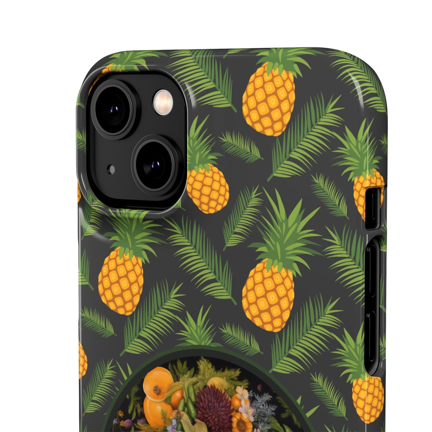 Organically Me A Pineapple Plant Garden Snap Case with Black Woman