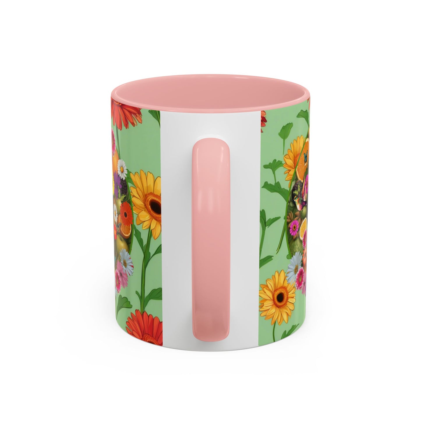 Organically Me A Joy Daisy Plant Garden Vegan Ceramic Plant Mug with Black woman (11oz) 8 Color Combos