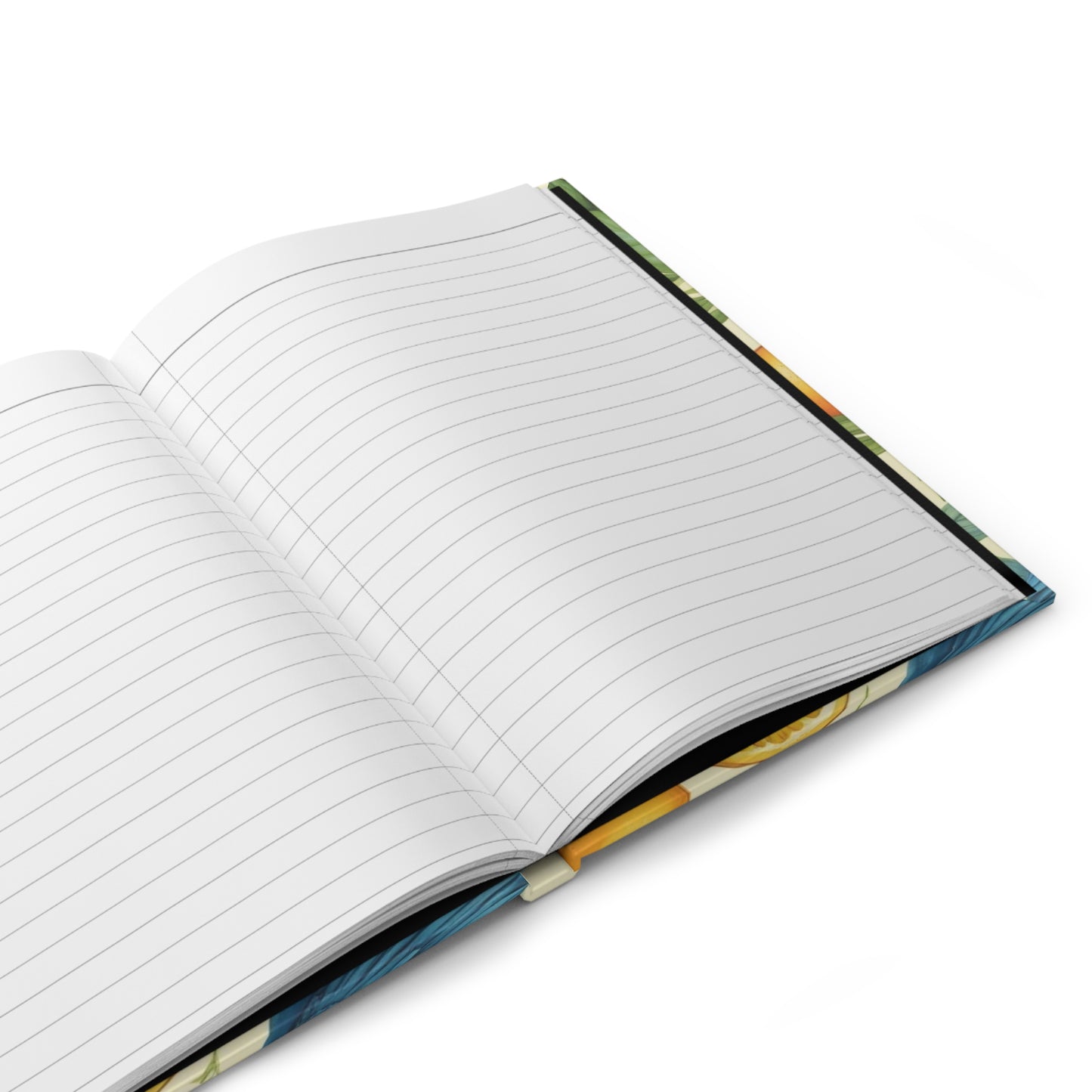 Organically Me A Lemon Bluebird Plant Garden & Vegan Hardcover Journal, Matte 150 pages, Black women