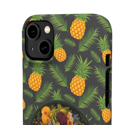 Organically Me A Pineapple Plant Garden Snap Case with Black Woman