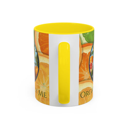 Organically Me Bright Citrus Plant Garden Vegan Ceramic Plant Mug with Black woman (11oz) 8 Color Combos