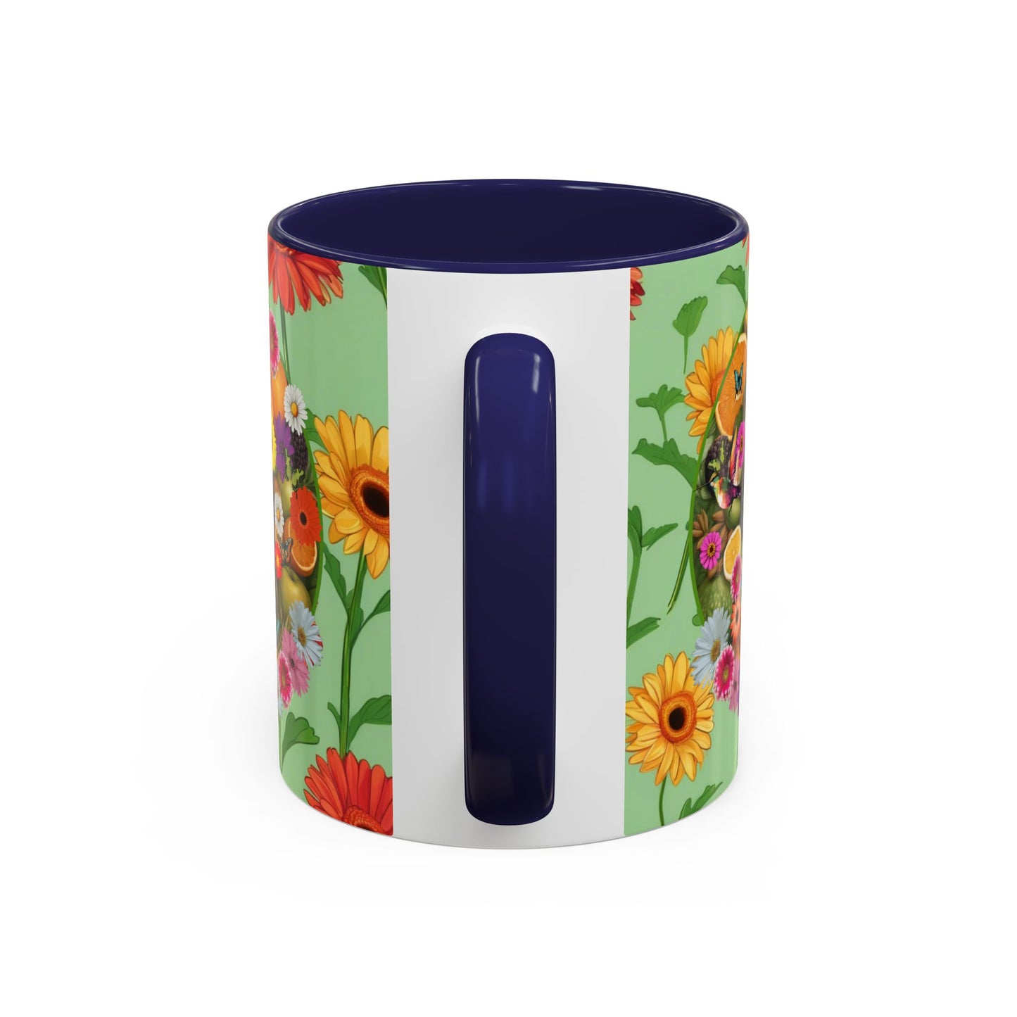 Organically Me A Joy Daisy Plant Garden Vegan Ceramic Plant Mug with Black woman (11oz) 8 Color Combos
