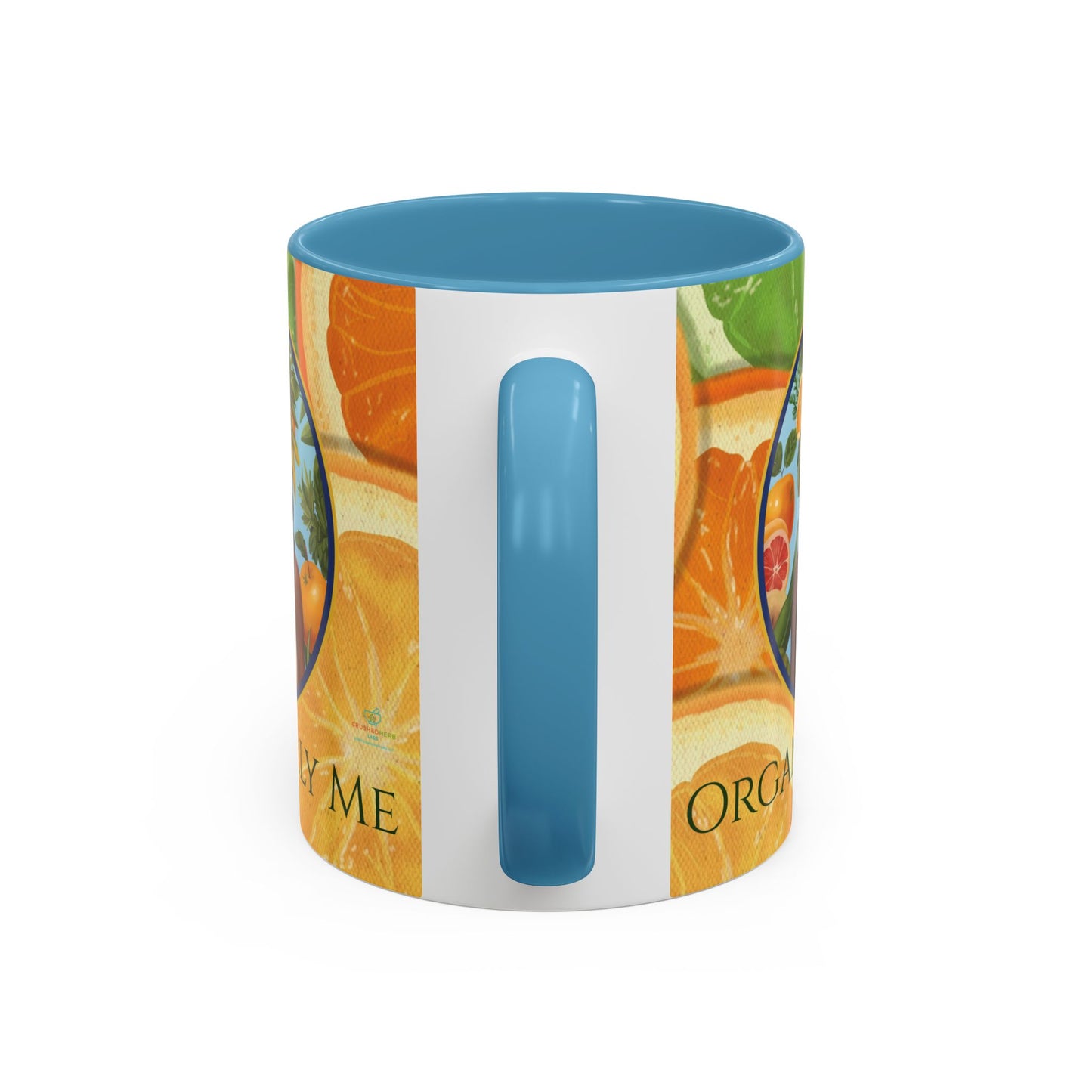 Organically Me Bright Citrus Plant Garden Vegan Ceramic Plant Mug with Black woman (11oz) 8 Color Combos
