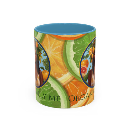 Organically Me Bright Citrus Plant Garden Vegan Ceramic Plant Mug with Black woman (11oz) 8 Color Combos