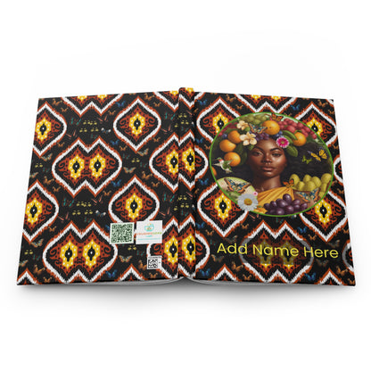Organically Me A Tribal Butterfly Plant Garden & Vegan Hardcover Journal, Matte 150 pages, MAY BE PERSONALIZED