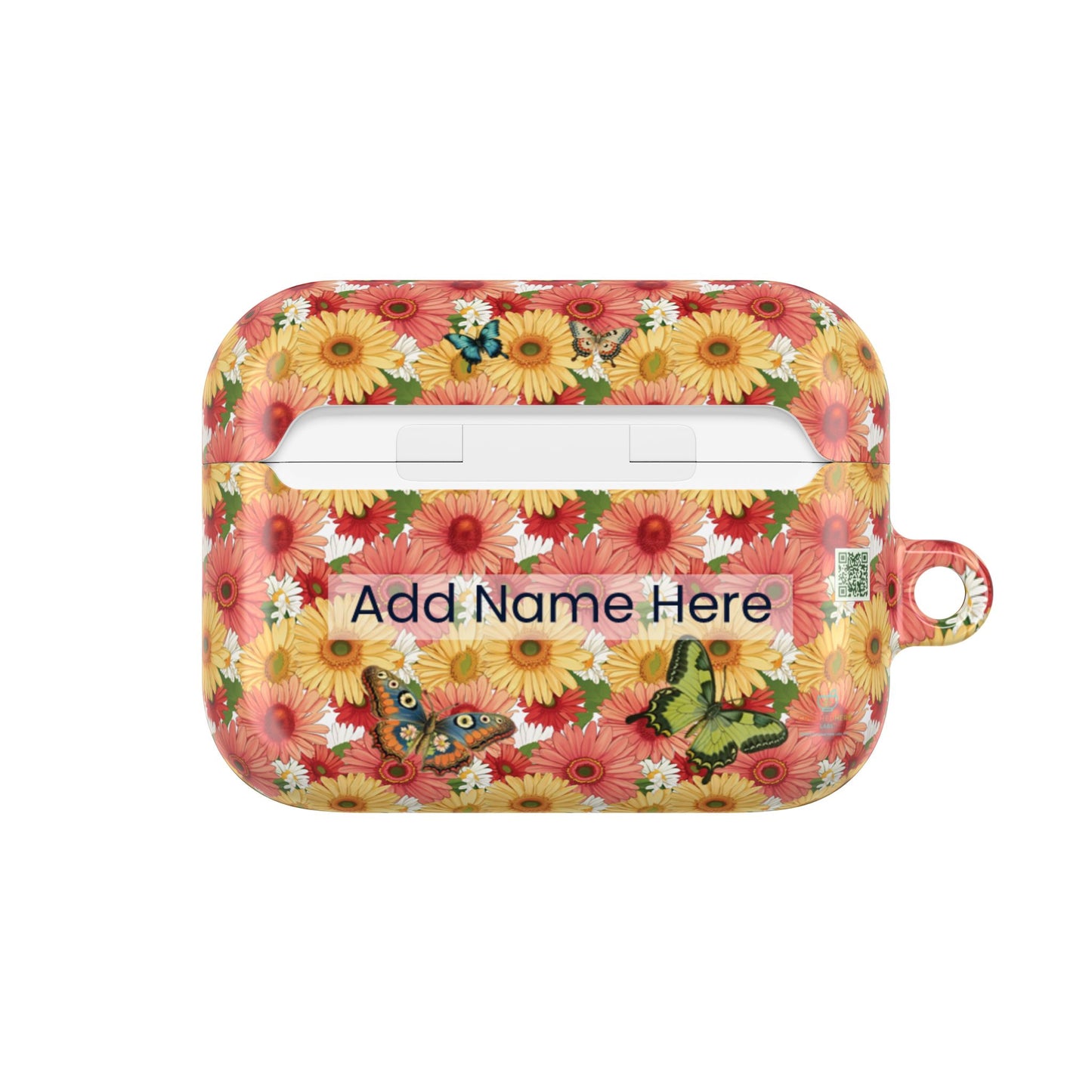 Cultural & Floral Garden Themed AirPods with Butterflies, Plants & Black Woman for AirPods Pro Gen 1 & 2, AirPods Gen 1, Gen 2, Gen 3