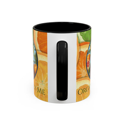 Organically Me Bright Citrus Plant Garden Vegan Ceramic Plant Mug with Black woman (11oz) 8 Color Combos