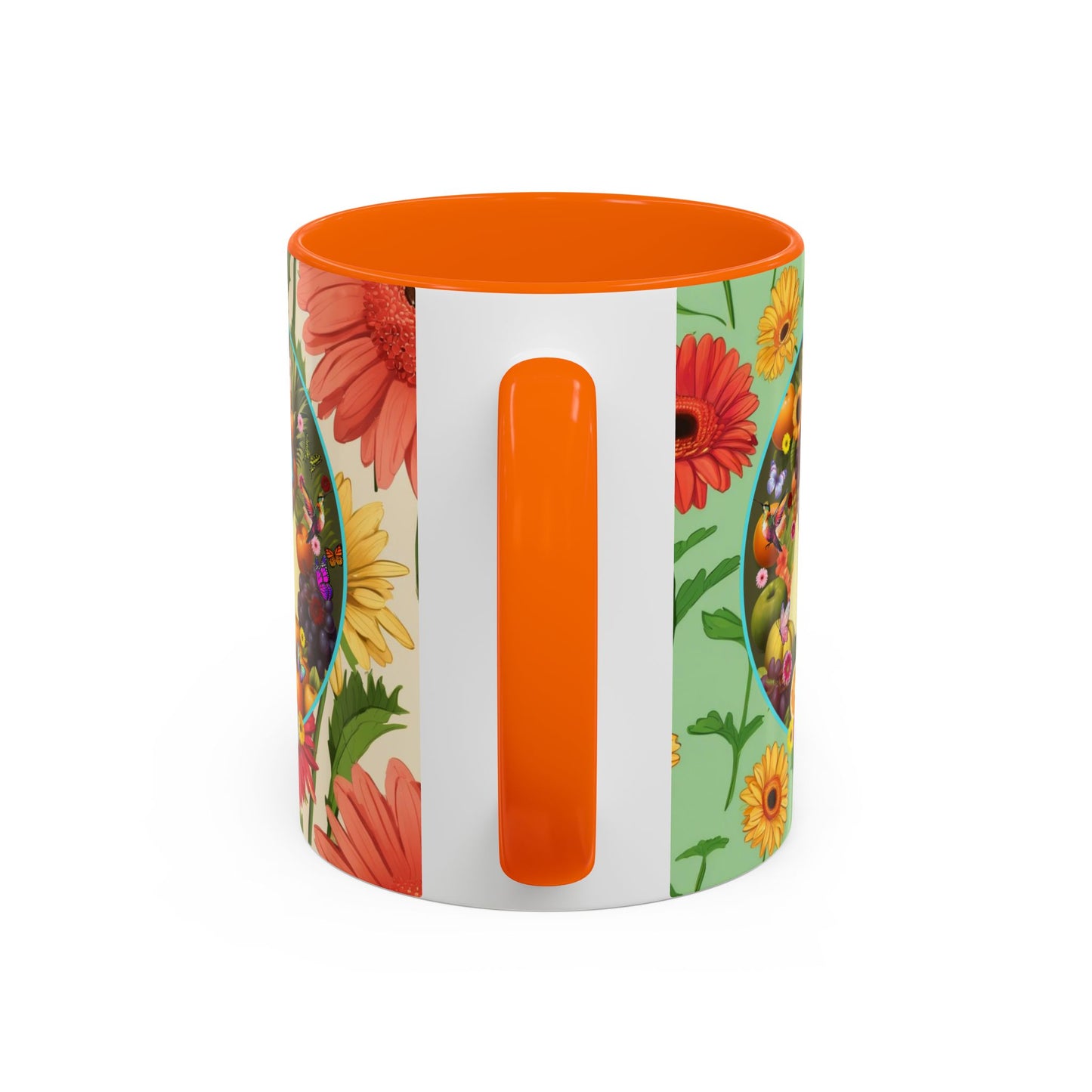 100% Organic Daisy Joy Plant Garden Vegan Ceramic Plant Mug, Black Woman Double Sided (11oz) 8 Color Combos