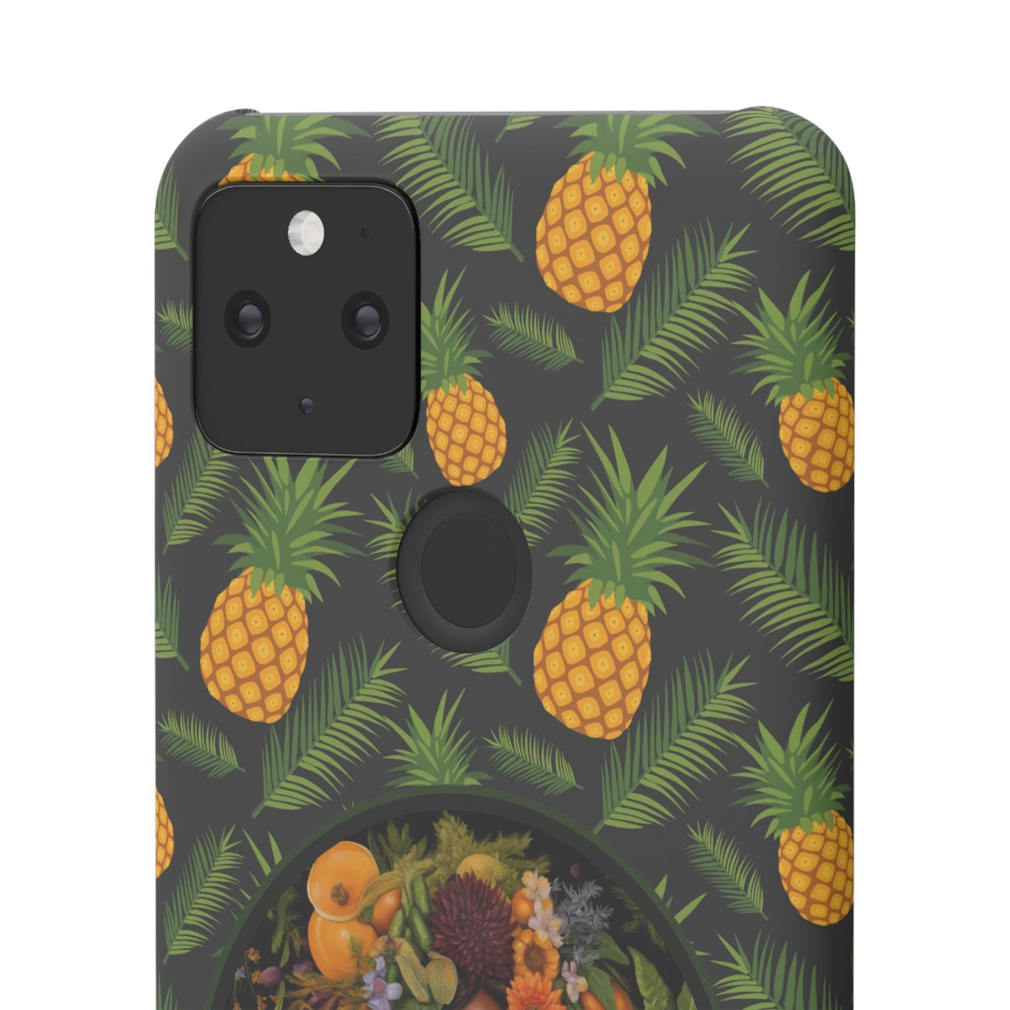 Organically Me A Pineapple Plant Garden Snap Case with Black Woman