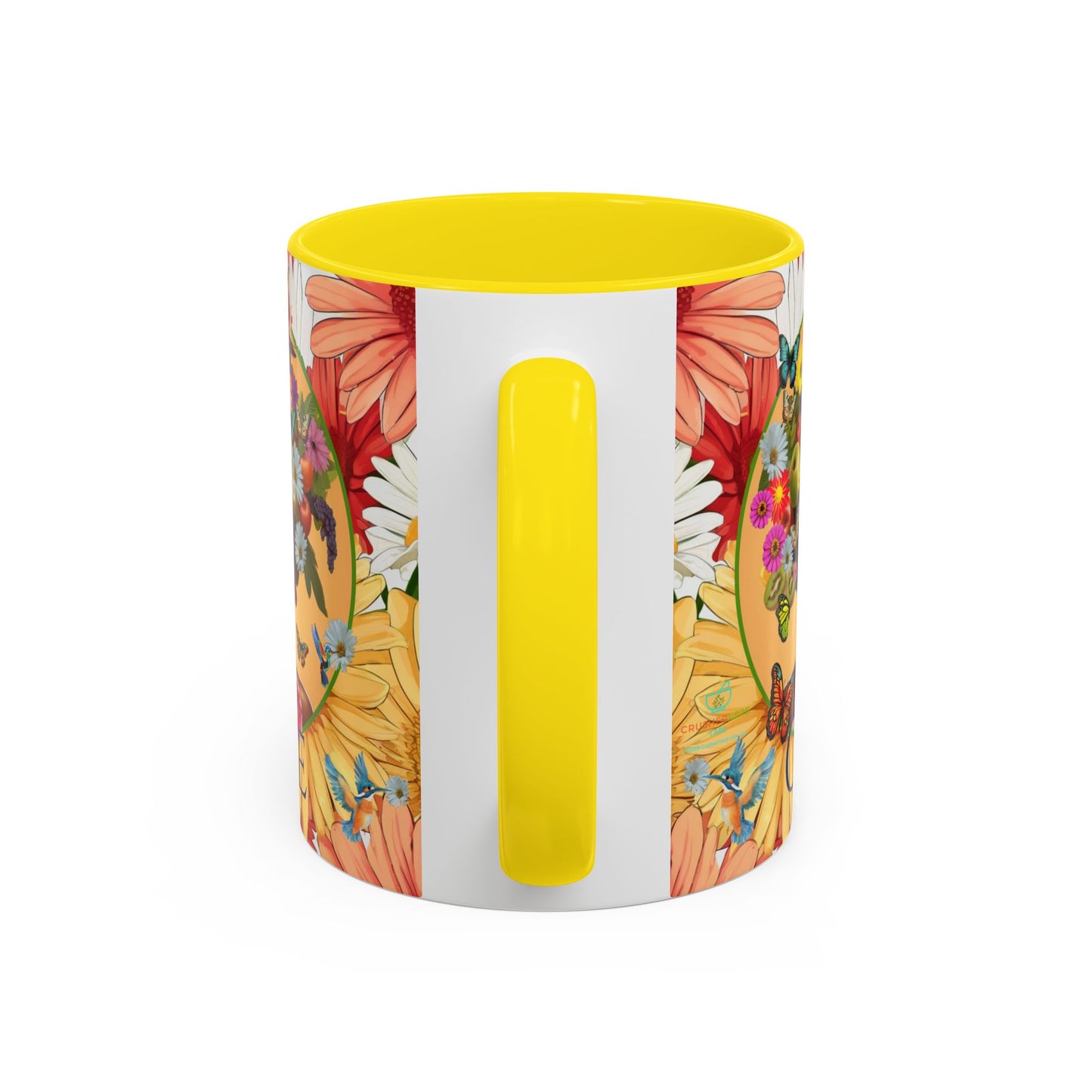 Organically Me Gerber Joy3 Plant Garden Vegan Ceramic Plant Mug with Woman (11oz) 8 Color Combos