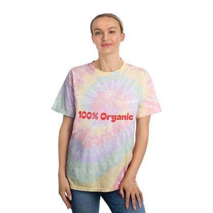 Spiral Tie-Dye 100% Organic Tee Boho Flower Child Artistic Design