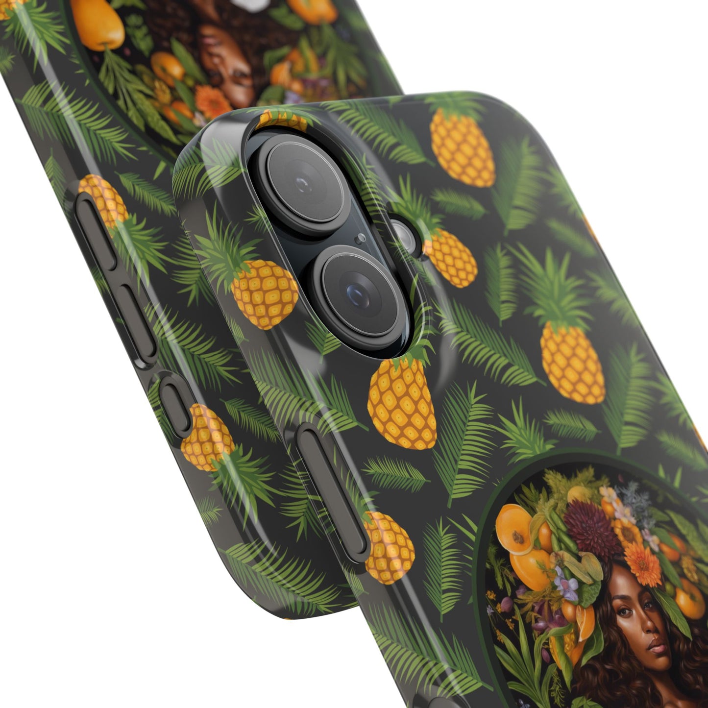 Organically Me A Pineapple Plant Garden Snap Case with Black Woman