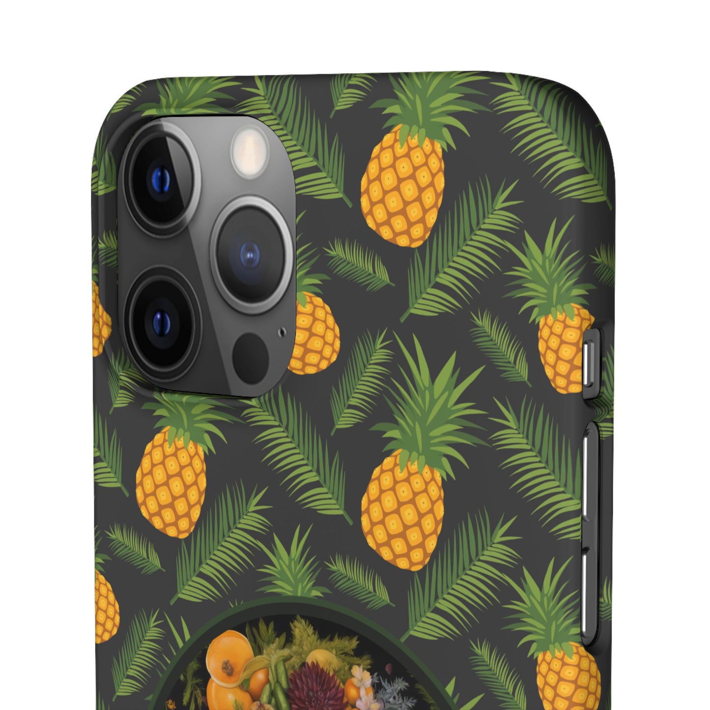 Organically Me A Pineapple Plant Garden Snap Case with Black Woman