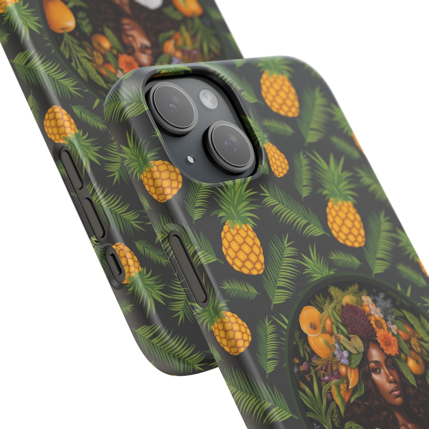 Organically Me A Pineapple Plant Garden Snap Case with Black Woman