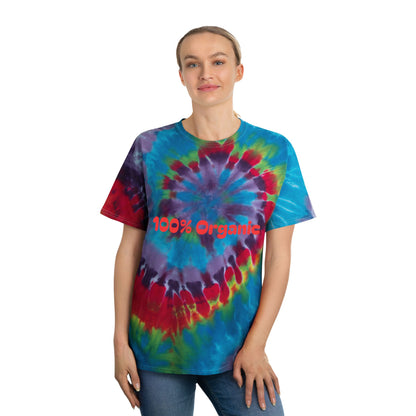 Spiral Tie-Dye 100% Organic Tee Boho Flower Child Artistic Design