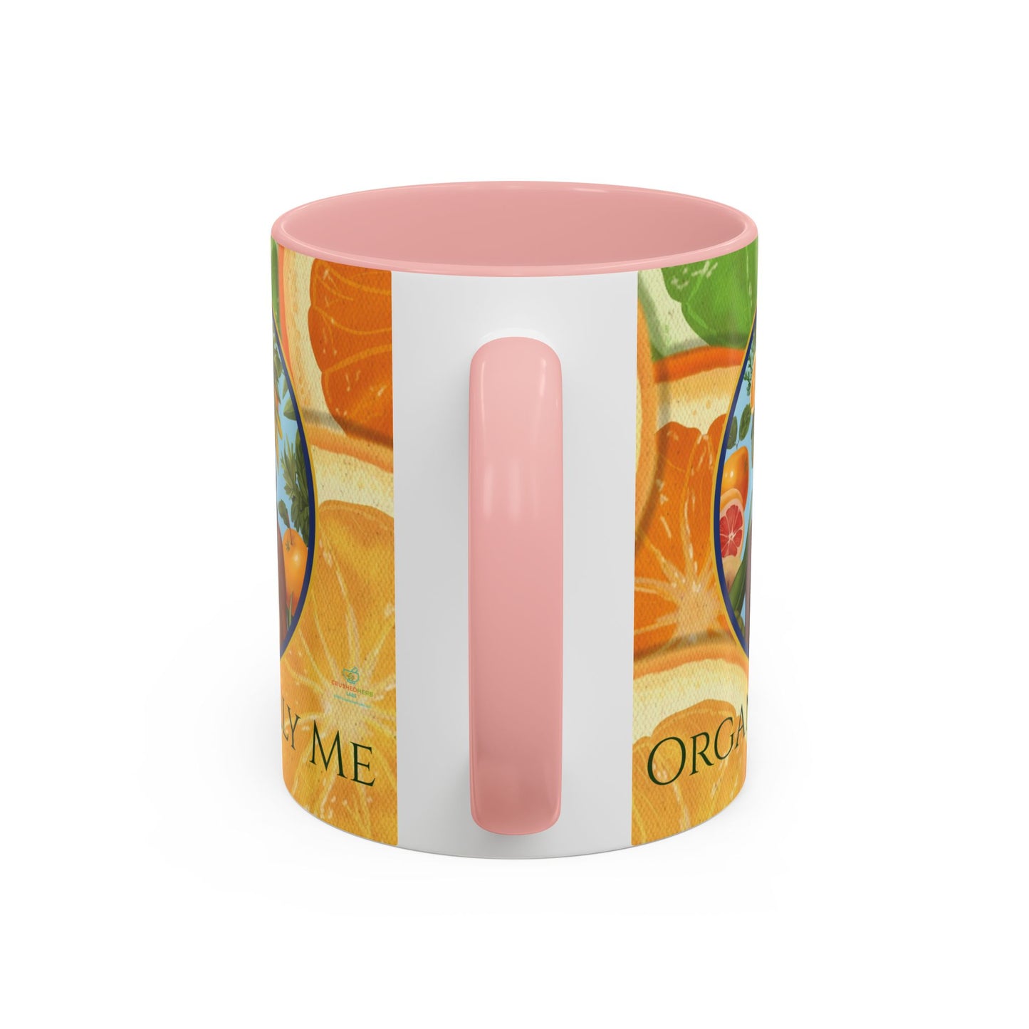 Organically Me Bright Citrus Plant Garden Vegan Ceramic Plant Mug with Black woman (11oz) 8 Color Combos