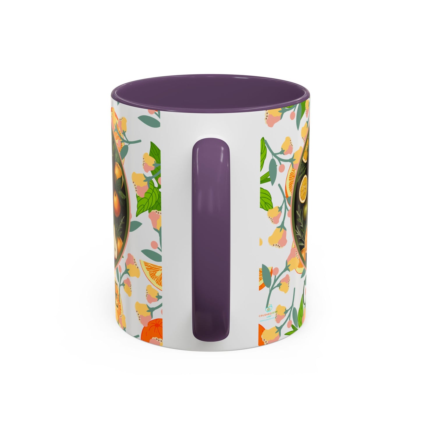 Organically Me Pink and Green Plant Garden Vegan Ceramic Plant Mug with Black woman (11oz) 8 Color Combos