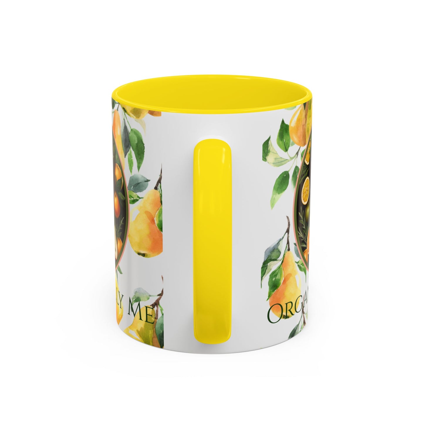 Organically Me Yellow Pear Plant Garden Vegan Ceramic Plant Mug with Black woman (11oz) 8 Color Combos