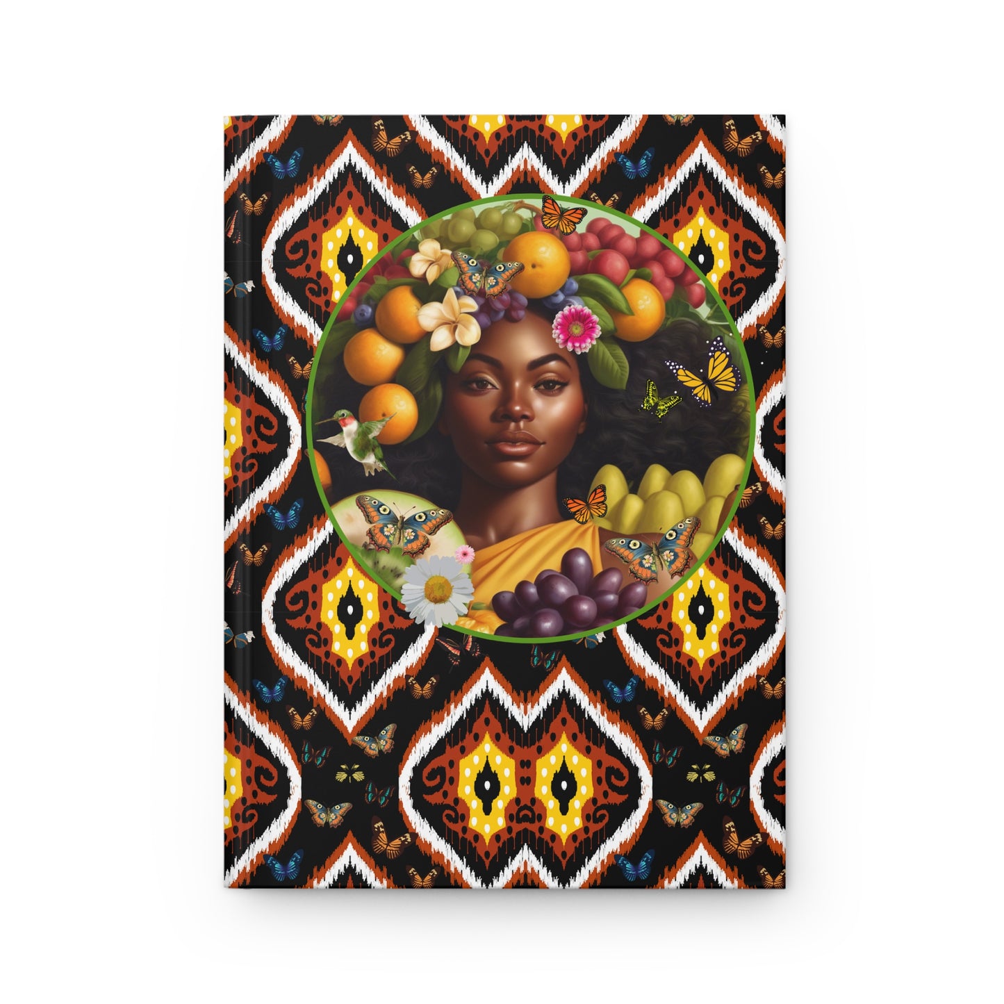 Organically Me A Tribal Butterfly Plant Garden & Vegan Hardcover Journal, Matte 150 pages, MAY BE PERSONALIZED