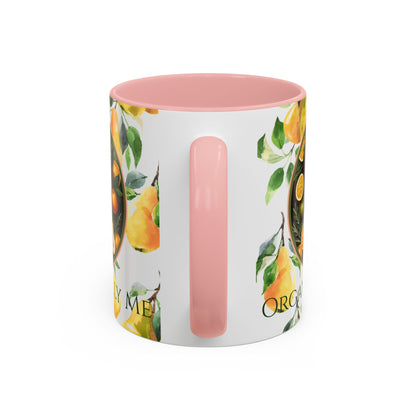 Organically Me Yellow Pear Plant Garden Vegan Ceramic Plant Mug with Black woman (11oz) 8 Color Combos