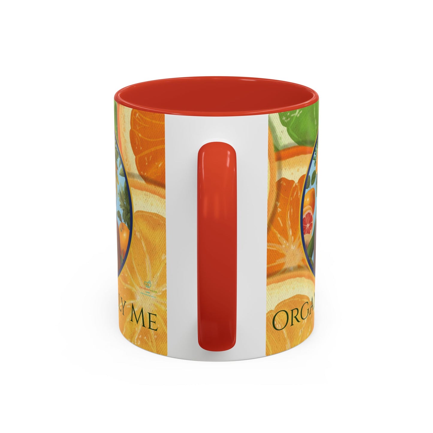 Organically Me Bright Citrus Plant Garden Vegan Ceramic Plant Mug with Black woman (11oz) 8 Color Combos