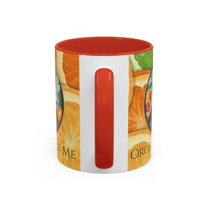 Organically Me Bright Citrus Plant Garden Vegan Ceramic Plant Mug with Black woman (11oz) 8 Color Combos