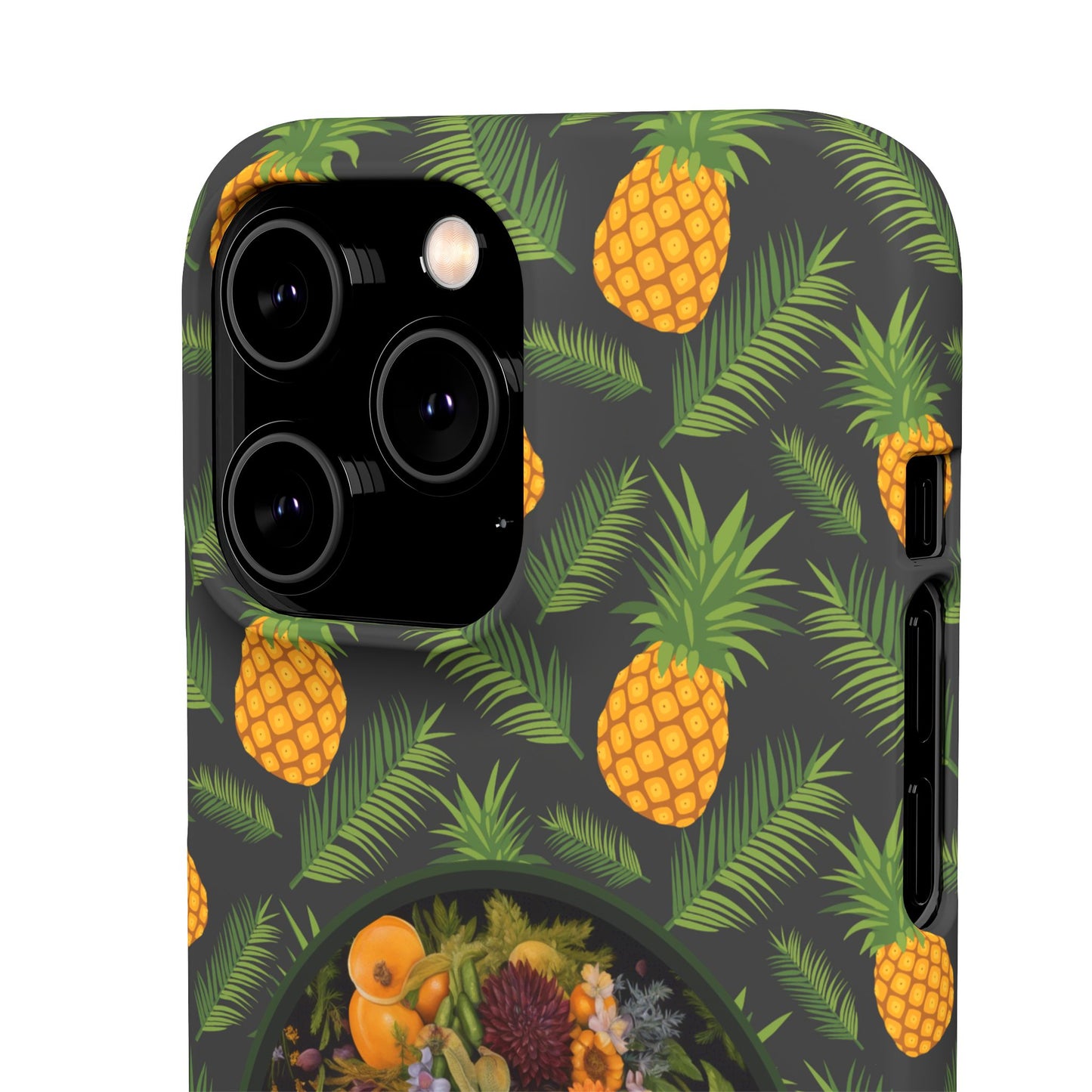 Organically Me A Pineapple Plant Garden Snap Case with Black Woman