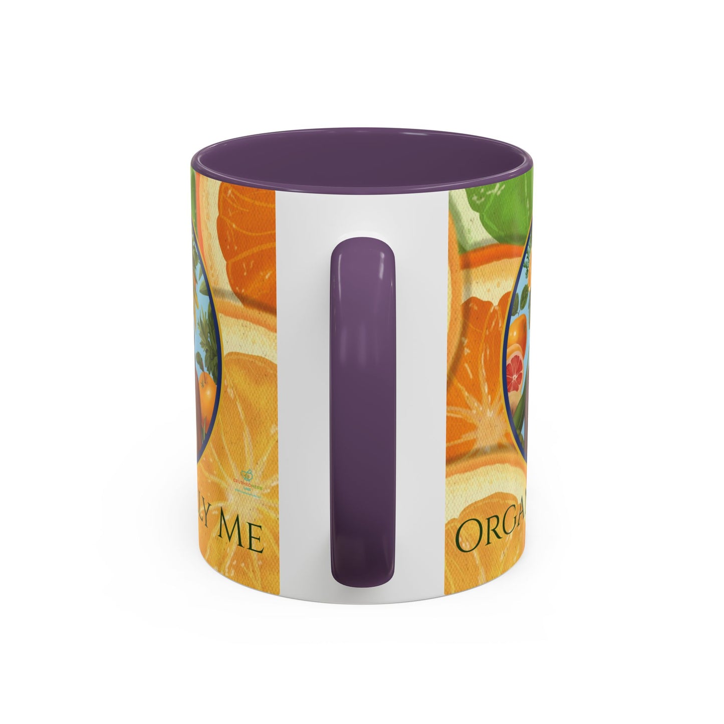 Organically Me Bright Citrus Plant Garden Vegan Ceramic Plant Mug with Black woman (11oz) 8 Color Combos