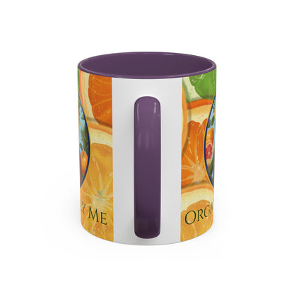 Organically Me Bright Citrus Plant Garden Vegan Ceramic Plant Mug with Black woman (11oz) 8 Color Combos