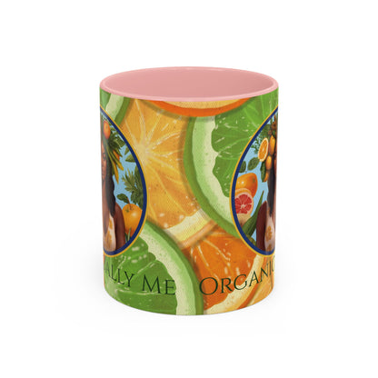 Organically Me Bright Citrus Plant Garden Vegan Ceramic Plant Mug with Black woman (11oz) 8 Color Combos
