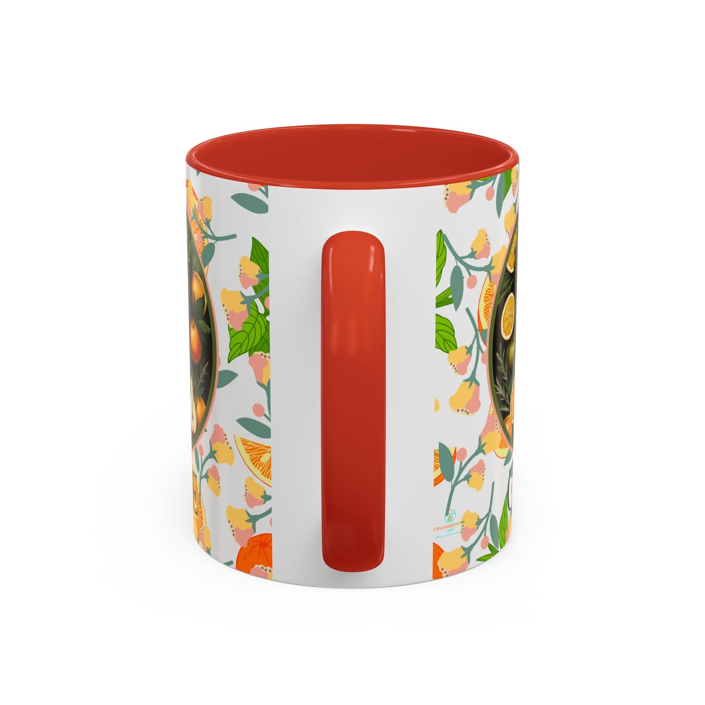 Organically Me Pink and Green Plant Garden Vegan Ceramic Plant Mug with Black woman (11oz) 8 Color Combos
