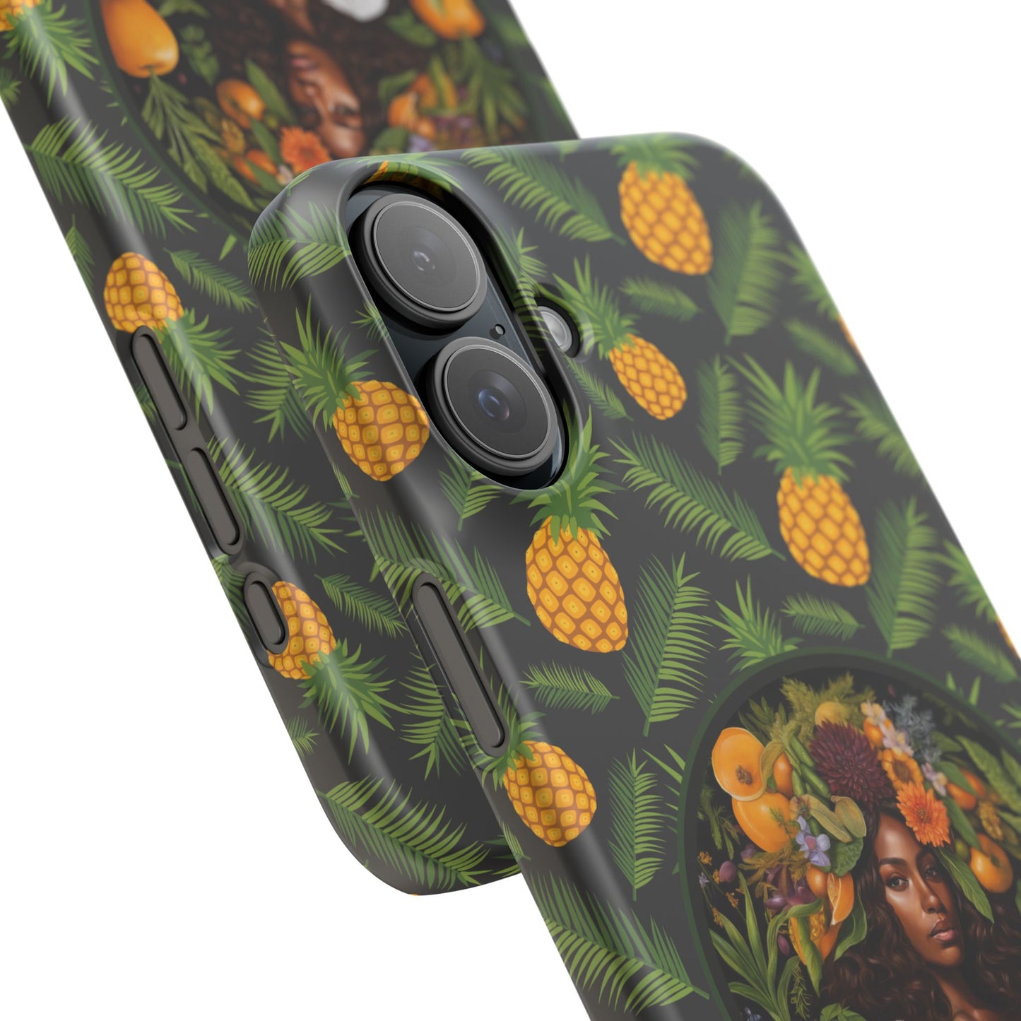 Organically Me A Pineapple Plant Garden Snap Case with Black Woman