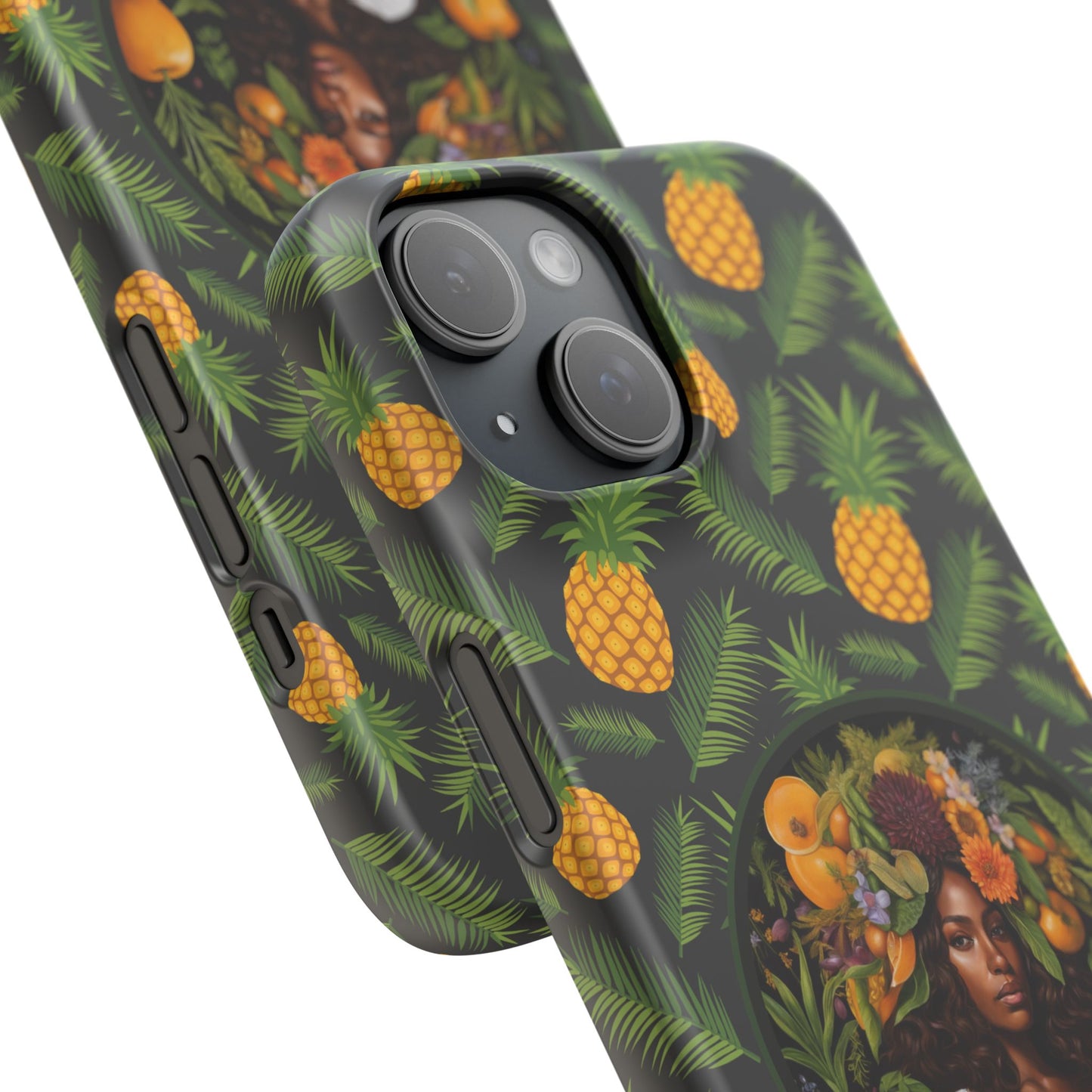 Organically Me A Pineapple Plant Garden Snap Case with Black Woman