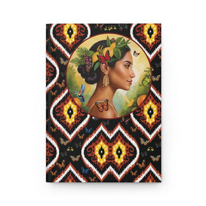 Organically Me A Tribal Butterfly2 Plant Garden & Vegan Hardcover Journal, Matte 150 pages, May be PERSONALIZED
