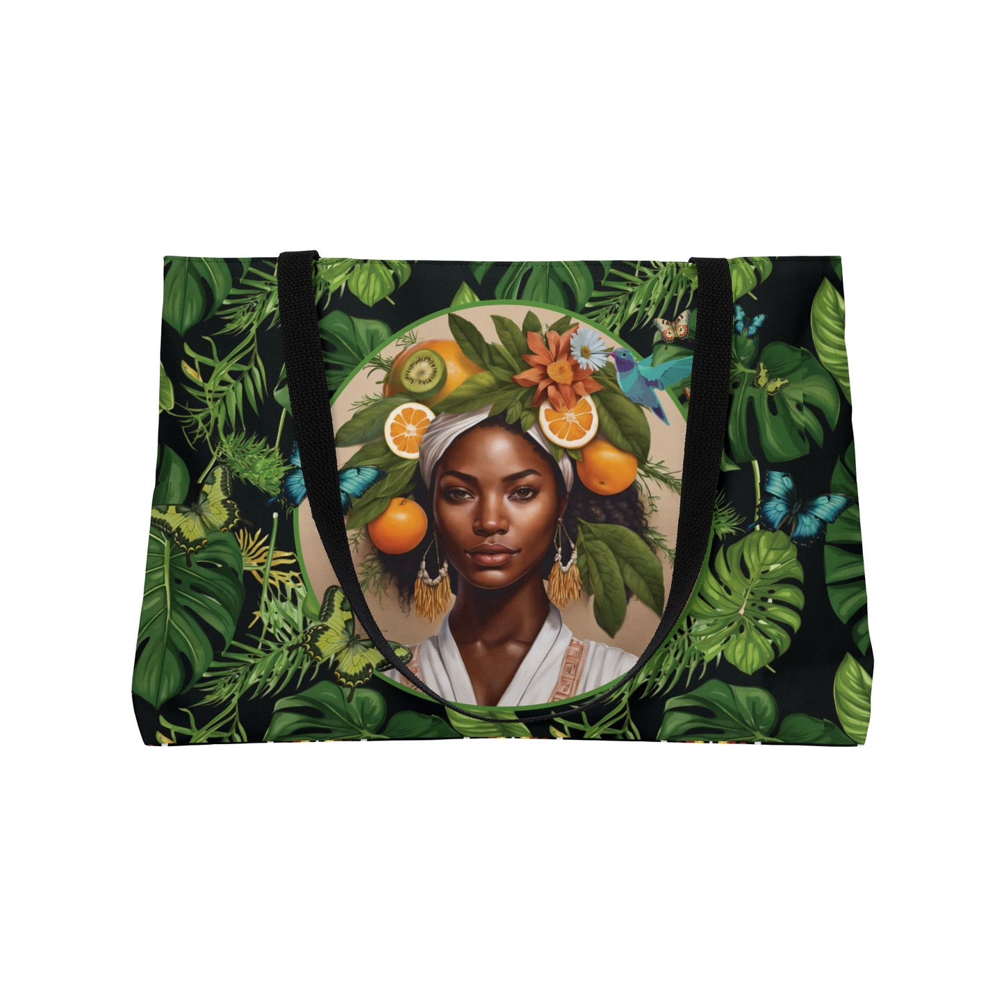 100% Organic A Fern Nadia Monstera Plant Garden Weekender Tote Bag