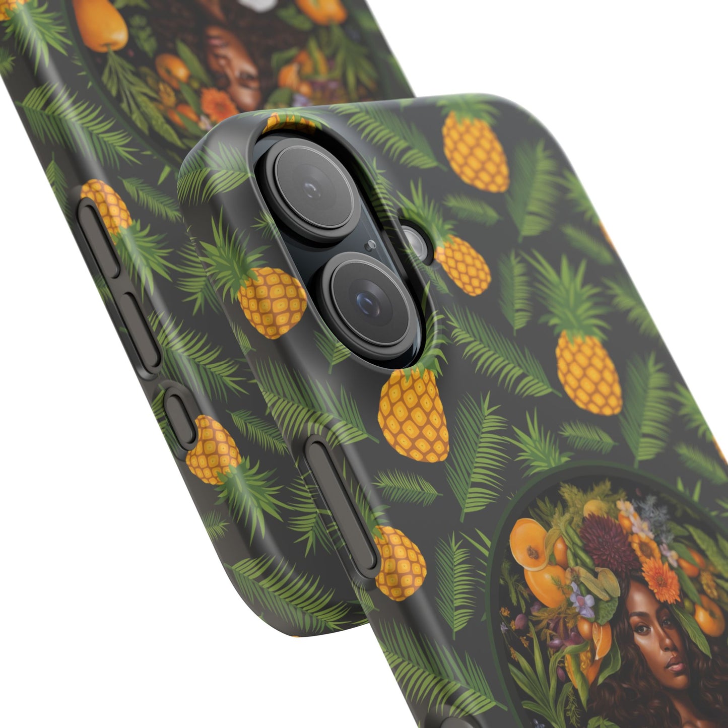 Organically Me A Pineapple Plant Garden Snap Case with Black Woman