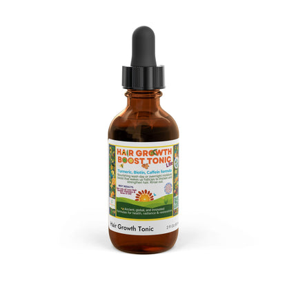 Lite Hair Growth Boost Tonic, 2oz (Rinse Out) With Biotin, Turmeric & Caffein for All Hair Types