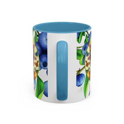 Organically Me Blueberry Bella Plant2 Garden Vegan Ceramic Plant Mug with (11oz) 8 Color Combos