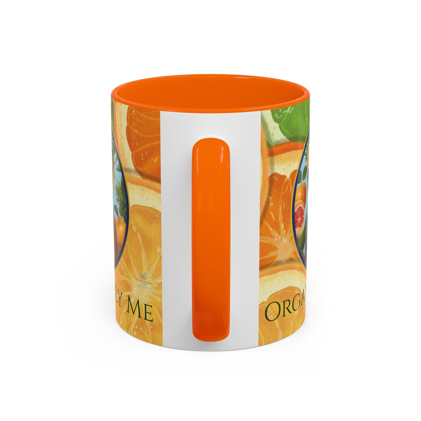 Organically Me Bright Citrus Plant Garden Vegan Ceramic Plant Mug with Black woman (11oz) 8 Color Combos
