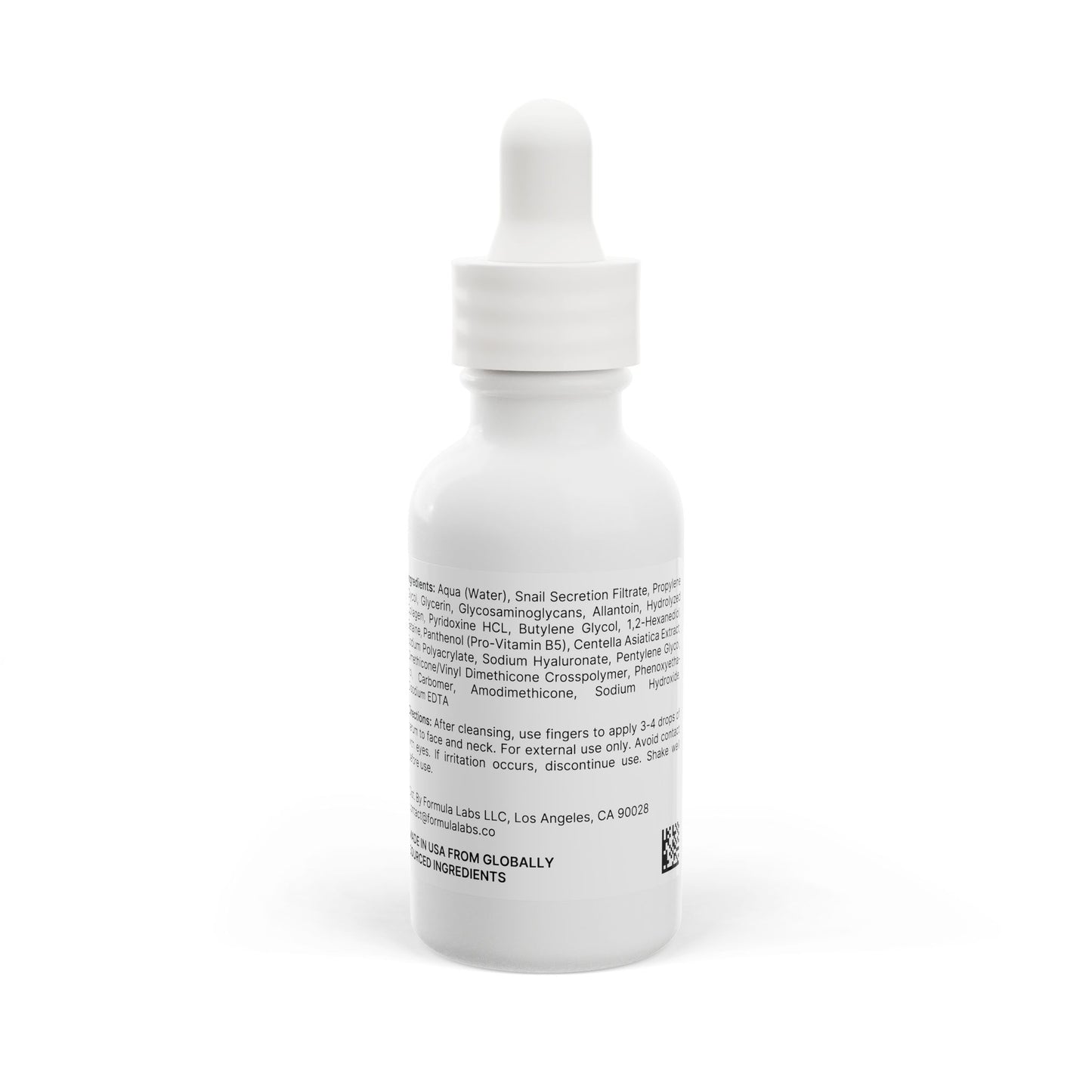 1 oz Glass It! Korean Facial Antioxidant, Snail Mucin, Glycolic Acid, Cica Gotu Kola and Hyaluronic Acid Facial Serum