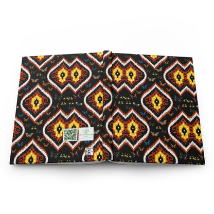 Organically Me A Tribal Butterfly3 Plant Garden & Vegan Hardcover Journal, Matte 150 pages, May be PERSONALIZED