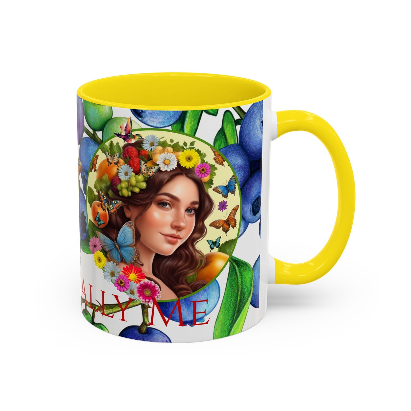 Organically Me Blueberry Bella Plant2 Garden Vegan Ceramic Plant Mug with (11oz) 8 Color Combos