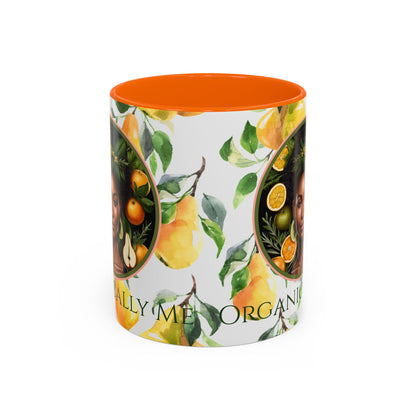 Organically Me Yellow Pear Plant Garden Vegan Ceramic Plant Mug with Black woman (11oz) 8 Color Combos