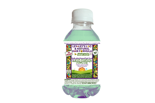 Leyley's Loc & Natural Hair Formula: A Liquid Hair Vitamin Food to Thicken, Refresh & Strengthen Locs, Braids & Natural Curls